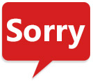 sorry text